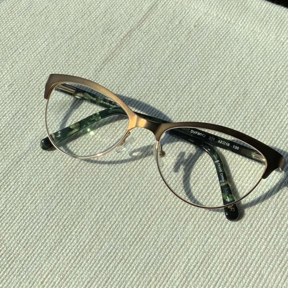 Diane Von Furstenburg Designer Glasses Frames.